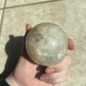 Golden Healer Agate Sphere